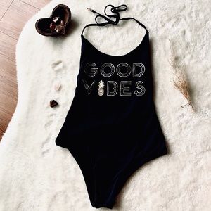 Spiritual Gangster “GOOD V🍍BES” One Piece Suit